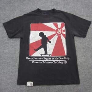 Lil Wayne Birdman IT Skate T-Shirt Black Counter Balance 2010s Mens Medium